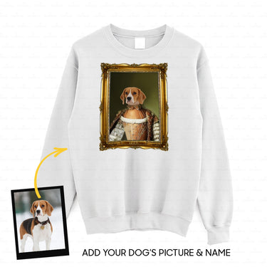 Personalized Dog Gift Idea - Royal Dog's Portrait 37 For Dog Lovers - Standard Crew Neck Sweatshirt
